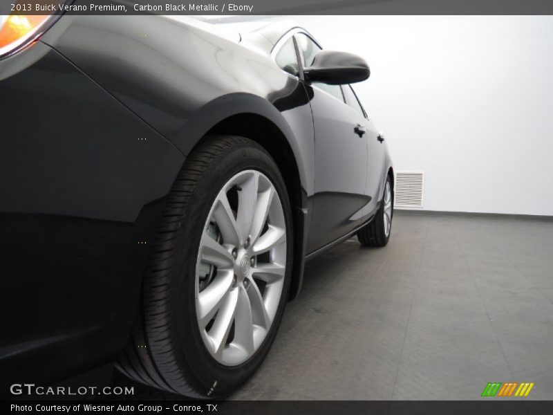 Carbon Black Metallic / Ebony 2013 Buick Verano Premium