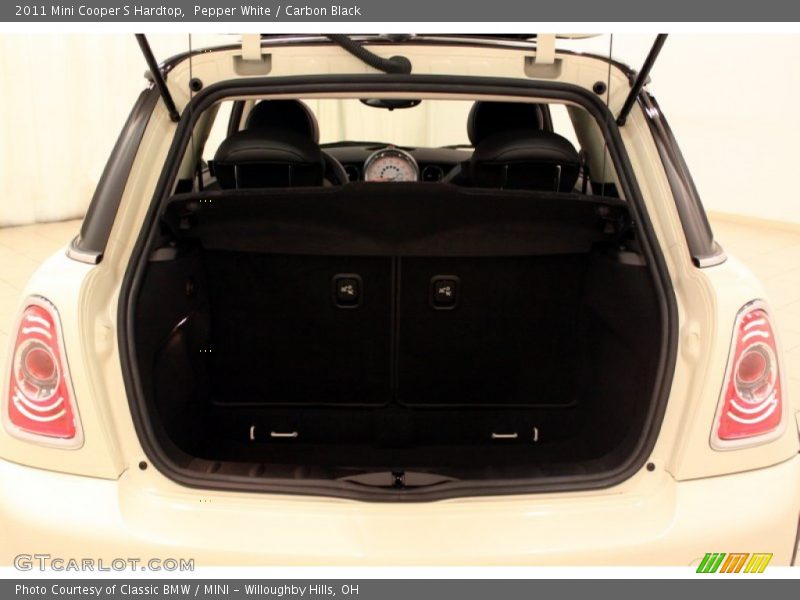 Pepper White / Carbon Black 2011 Mini Cooper S Hardtop