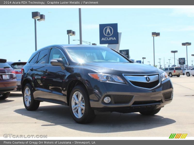 Graphite Luster Metallic / Parchment 2014 Acura RDX Technology