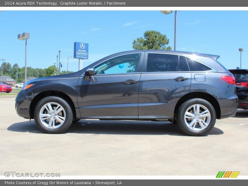 Graphite Luster Metallic / Parchment 2014 Acura RDX Technology