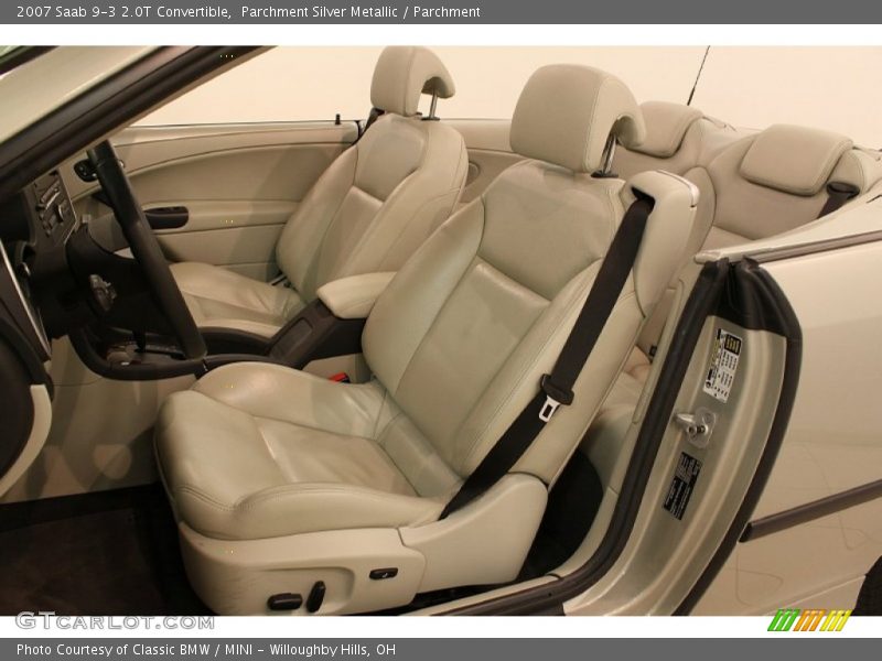 Parchment Silver Metallic / Parchment 2007 Saab 9-3 2.0T Convertible