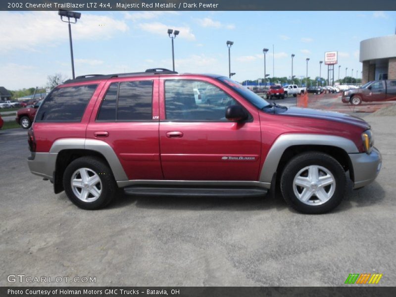 Majestic Red Metallic / Dark Pewter 2002 Chevrolet TrailBlazer LTZ 4x4