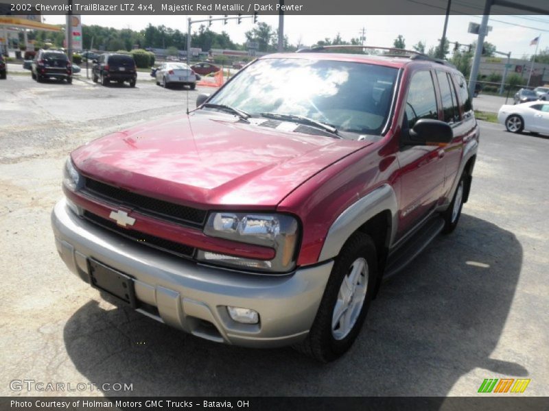 Majestic Red Metallic / Dark Pewter 2002 Chevrolet TrailBlazer LTZ 4x4