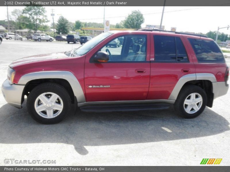 Majestic Red Metallic / Dark Pewter 2002 Chevrolet TrailBlazer LTZ 4x4