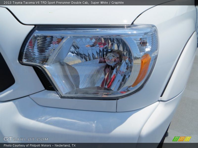 Super White / Graphite 2013 Toyota Tacoma V6 TRD Sport Prerunner Double Cab