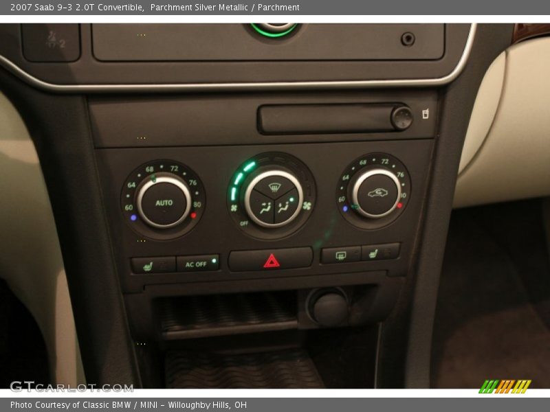 Parchment Silver Metallic / Parchment 2007 Saab 9-3 2.0T Convertible