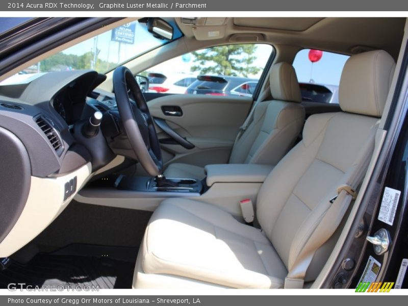 Graphite Luster Metallic / Parchment 2014 Acura RDX Technology