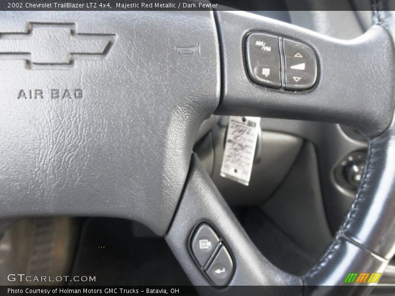 Majestic Red Metallic / Dark Pewter 2002 Chevrolet TrailBlazer LTZ 4x4