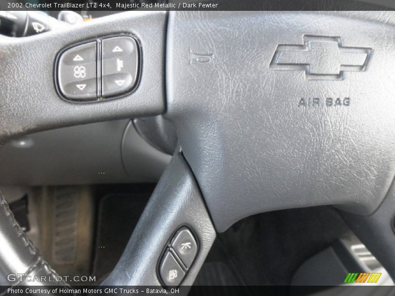 Majestic Red Metallic / Dark Pewter 2002 Chevrolet TrailBlazer LTZ 4x4