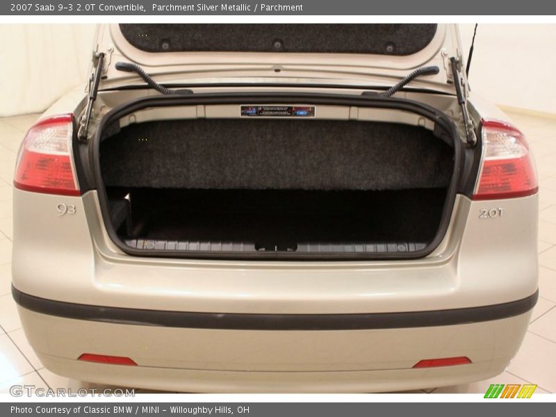 Parchment Silver Metallic / Parchment 2007 Saab 9-3 2.0T Convertible