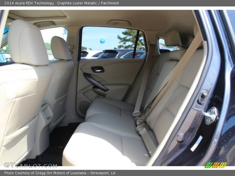 Rear Seat of 2014 RDX Technology