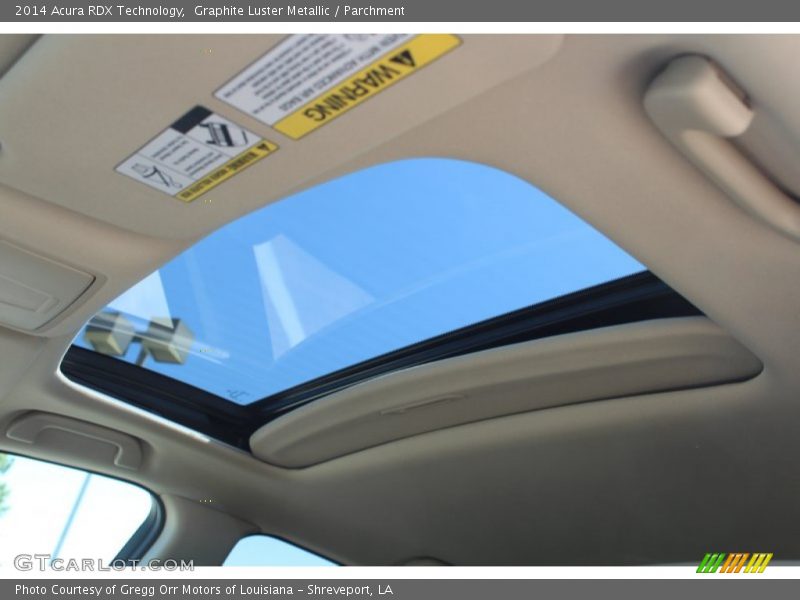 Graphite Luster Metallic / Parchment 2014 Acura RDX Technology