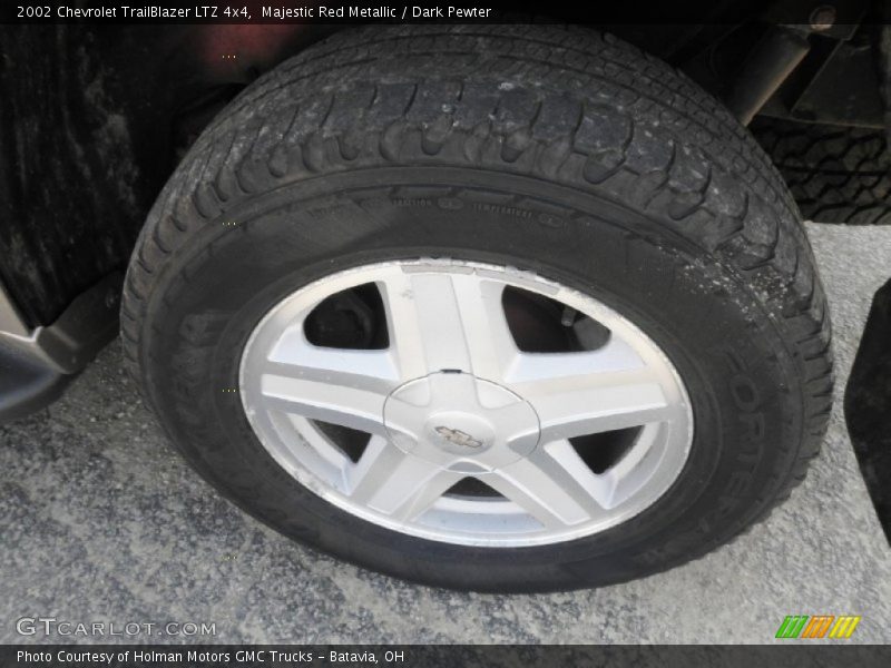 Majestic Red Metallic / Dark Pewter 2002 Chevrolet TrailBlazer LTZ 4x4