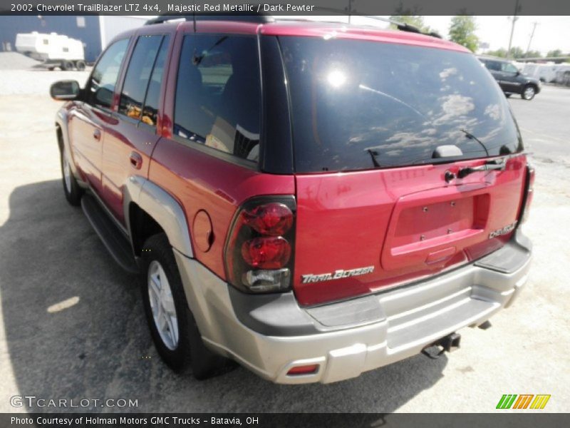 Majestic Red Metallic / Dark Pewter 2002 Chevrolet TrailBlazer LTZ 4x4