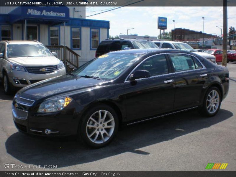 Black Granite Metallic / Ebony 2010 Chevrolet Malibu LTZ Sedan