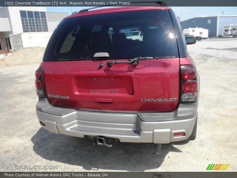 Majestic Red Metallic / Dark Pewter 2002 Chevrolet TrailBlazer LTZ 4x4