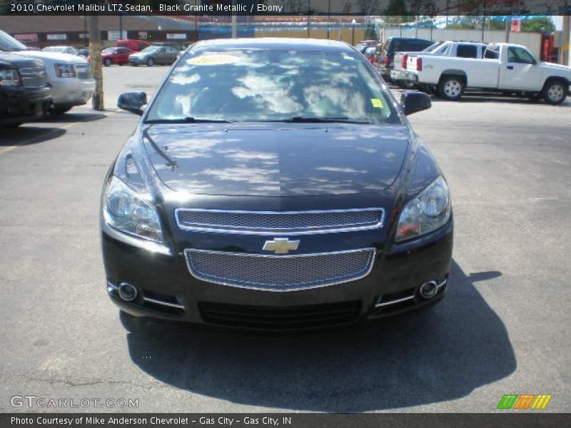 Black Granite Metallic / Ebony 2010 Chevrolet Malibu LTZ Sedan