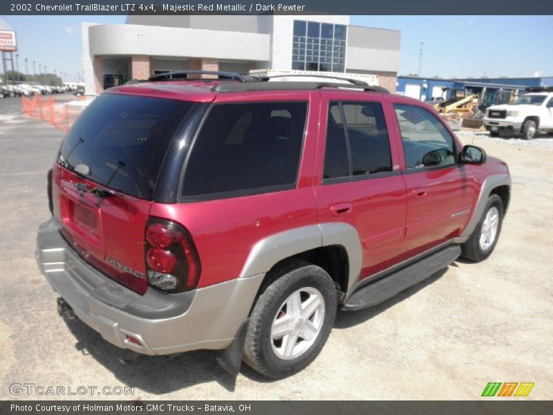 Majestic Red Metallic / Dark Pewter 2002 Chevrolet TrailBlazer LTZ 4x4