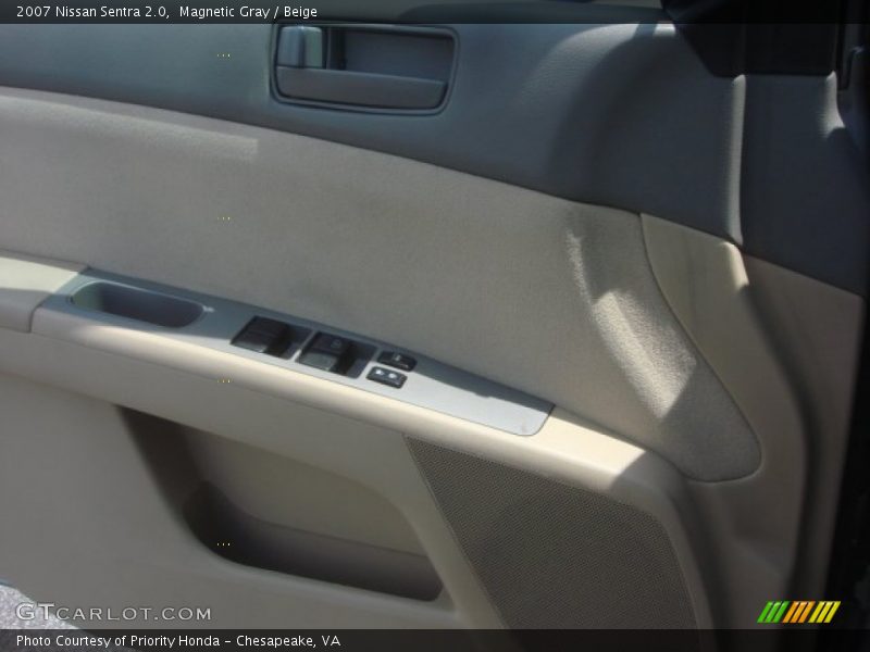 Magnetic Gray / Beige 2007 Nissan Sentra 2.0