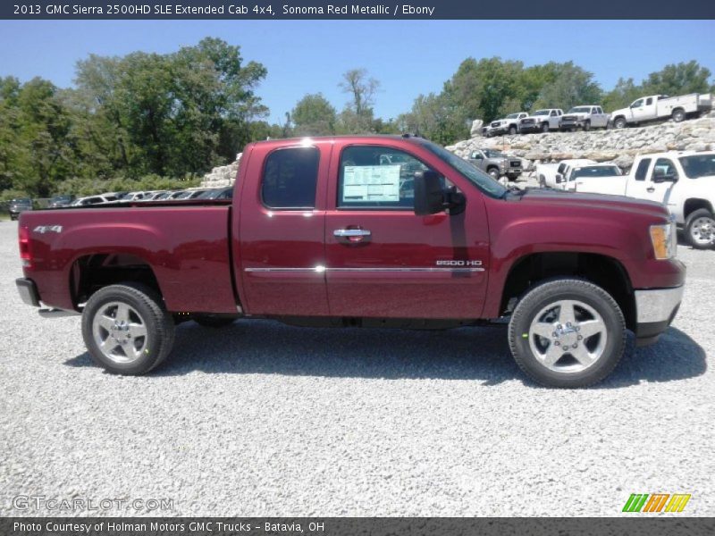  2013 Sierra 2500HD SLE Extended Cab 4x4 Sonoma Red Metallic
