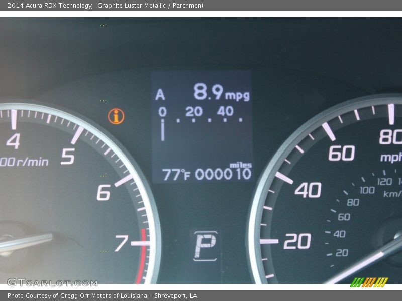 Graphite Luster Metallic / Parchment 2014 Acura RDX Technology