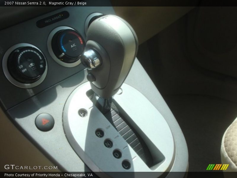 Magnetic Gray / Beige 2007 Nissan Sentra 2.0