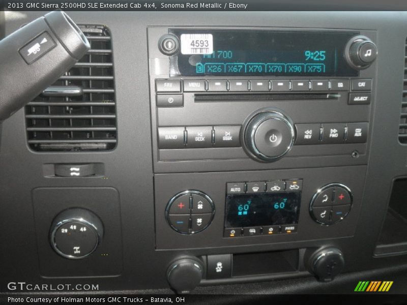 Sonoma Red Metallic / Ebony 2013 GMC Sierra 2500HD SLE Extended Cab 4x4