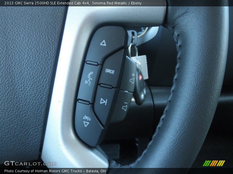 Sonoma Red Metallic / Ebony 2013 GMC Sierra 2500HD SLE Extended Cab 4x4