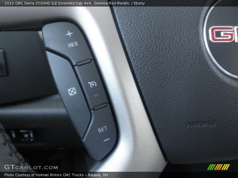 Sonoma Red Metallic / Ebony 2013 GMC Sierra 2500HD SLE Extended Cab 4x4