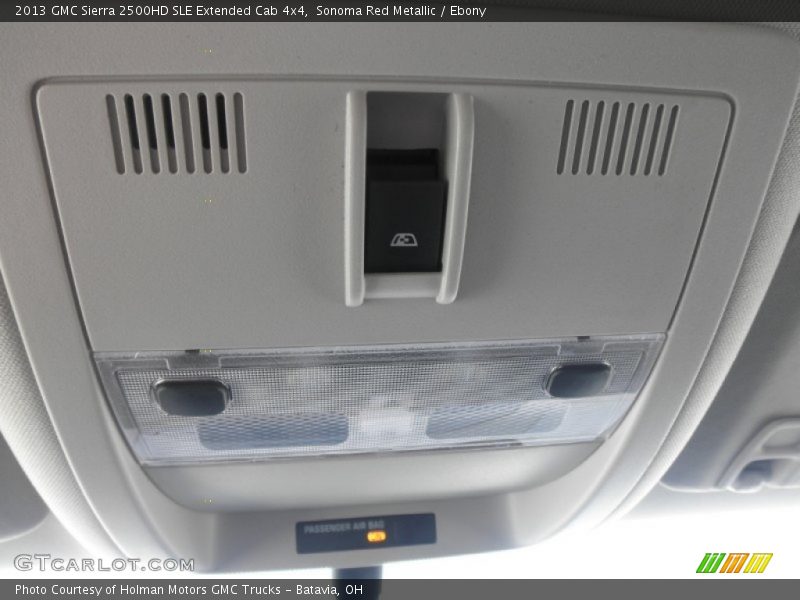 Sonoma Red Metallic / Ebony 2013 GMC Sierra 2500HD SLE Extended Cab 4x4