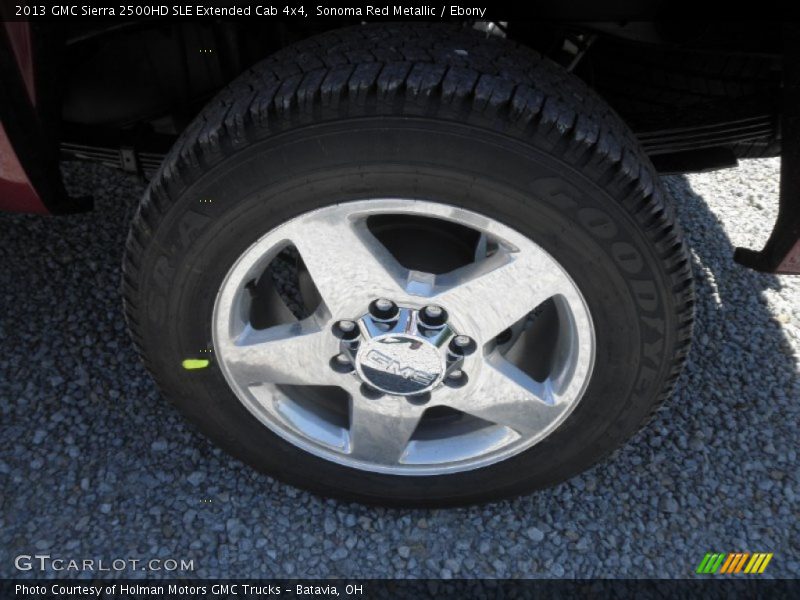 Sonoma Red Metallic / Ebony 2013 GMC Sierra 2500HD SLE Extended Cab 4x4