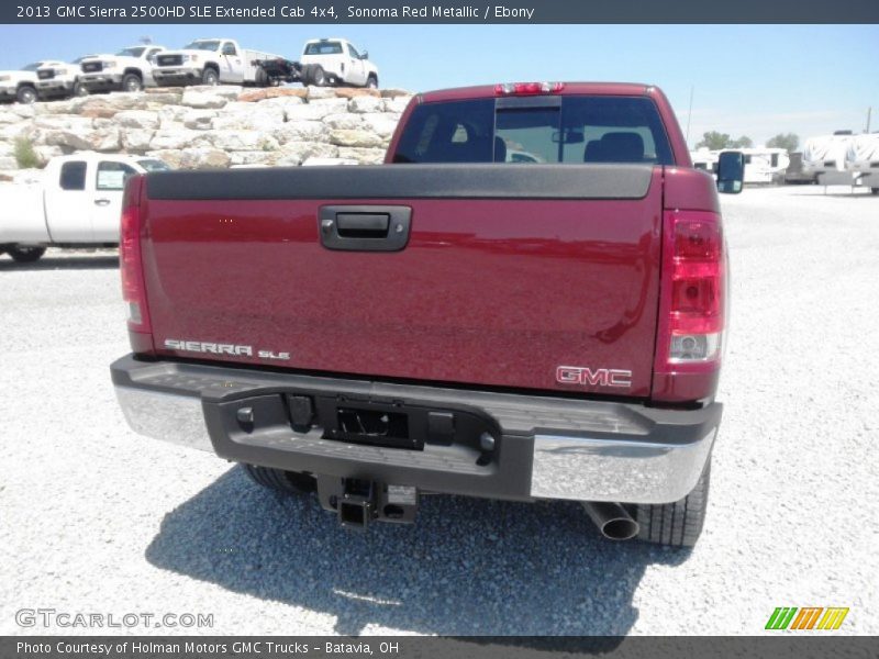 Sonoma Red Metallic / Ebony 2013 GMC Sierra 2500HD SLE Extended Cab 4x4