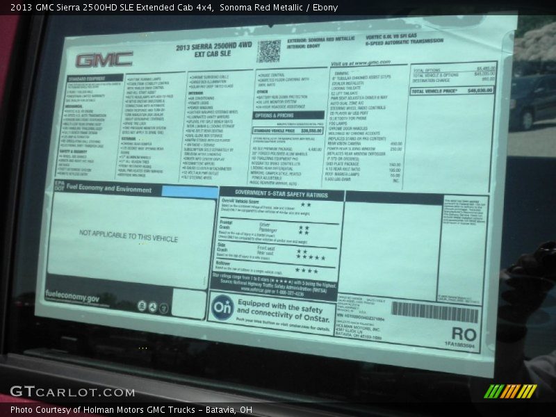 Sonoma Red Metallic / Ebony 2013 GMC Sierra 2500HD SLE Extended Cab 4x4