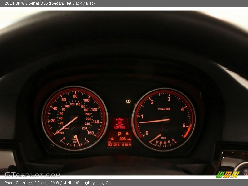  2011 3 Series 335d Sedan 335d Sedan Gauges