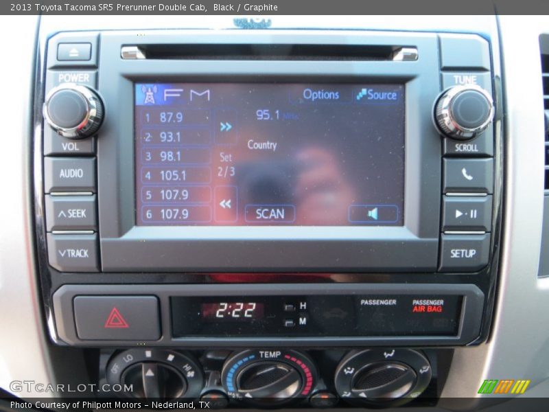 Black / Graphite 2013 Toyota Tacoma SR5 Prerunner Double Cab