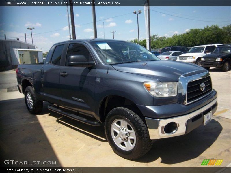 Slate Metallic / Graphite Gray 2007 Toyota Tundra SR5 Double Cab