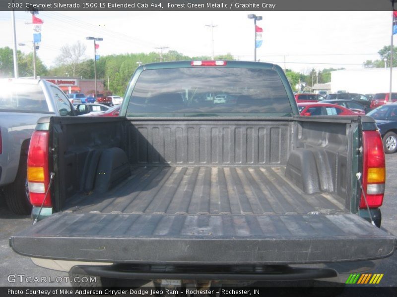 Forest Green Metallic / Graphite Gray 2002 Chevrolet Silverado 1500 LS Extended Cab 4x4