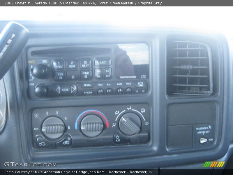 Forest Green Metallic / Graphite Gray 2002 Chevrolet Silverado 1500 LS Extended Cab 4x4