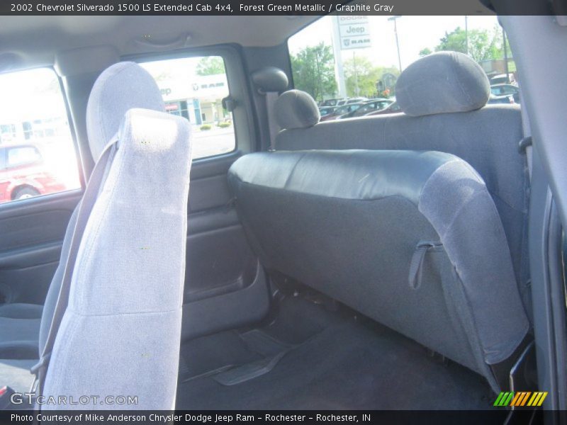 Forest Green Metallic / Graphite Gray 2002 Chevrolet Silverado 1500 LS Extended Cab 4x4