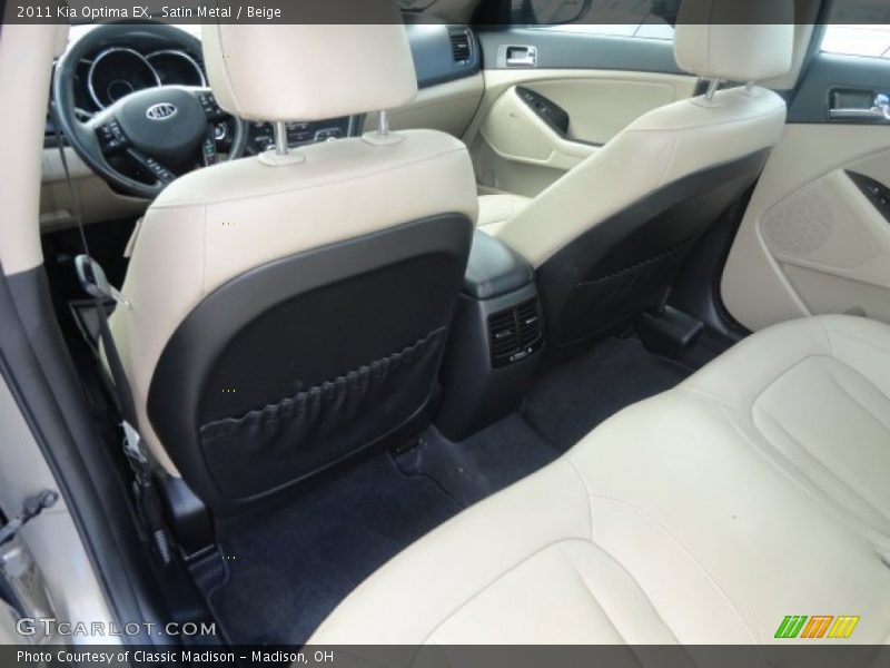 Rear Seat of 2011 Optima EX