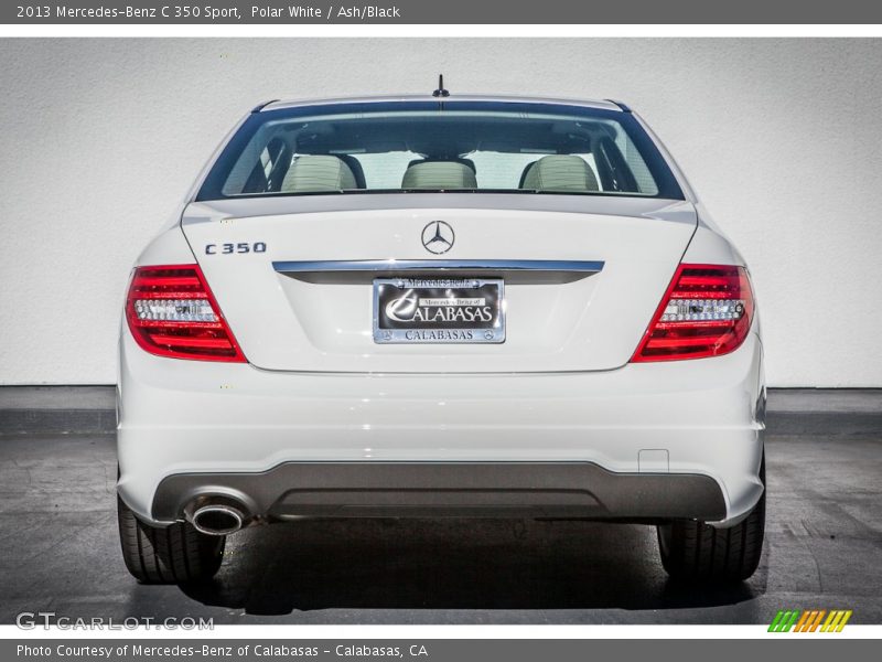 Polar White / Ash/Black 2013 Mercedes-Benz C 350 Sport