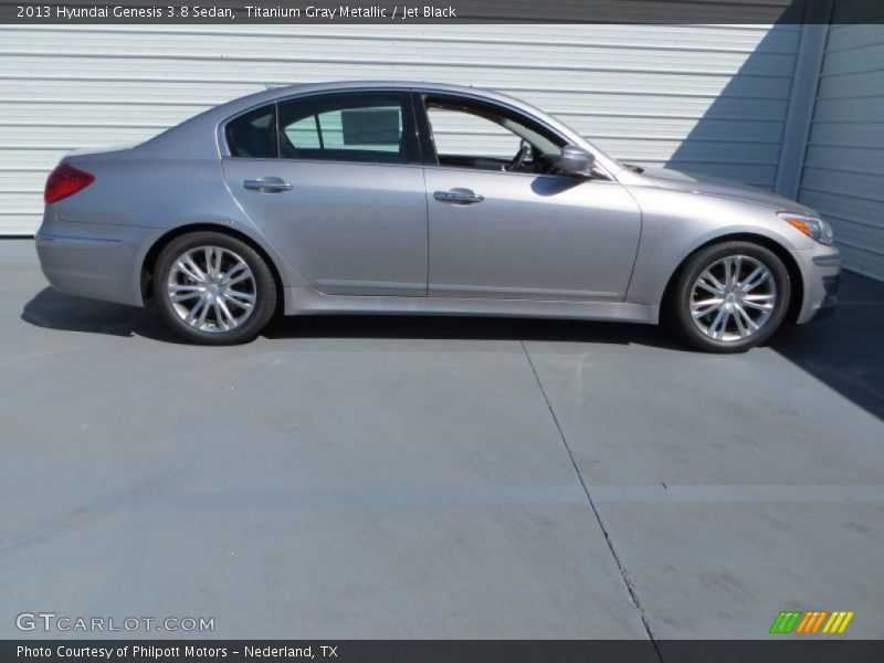 Titanium Gray Metallic / Jet Black 2013 Hyundai Genesis 3.8 Sedan