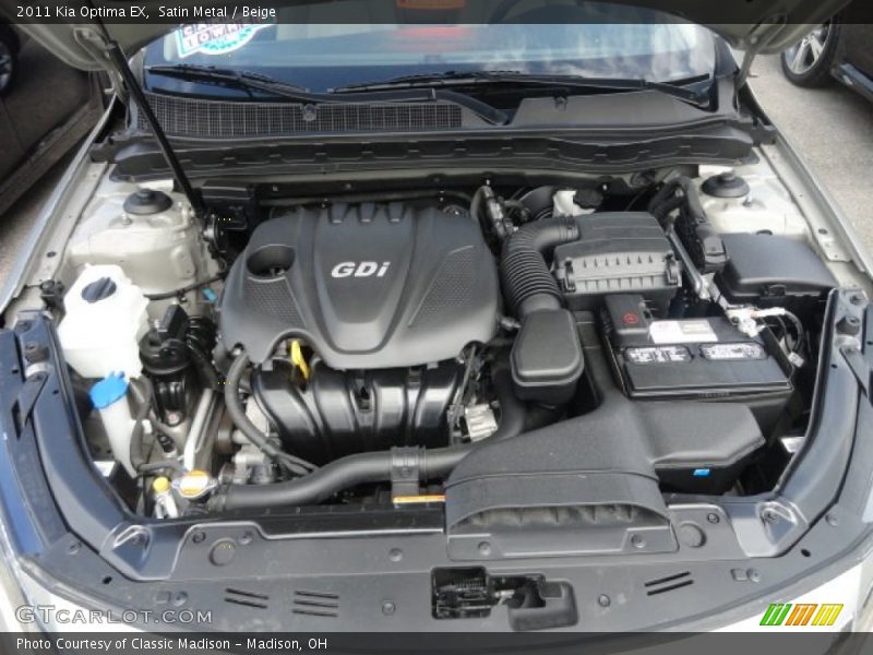  2011 Optima EX Engine - 2.4 Liter GDi DOHC 16-Valve VVT 4 Cylinder
