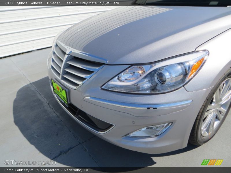 Titanium Gray Metallic / Jet Black 2013 Hyundai Genesis 3.8 Sedan