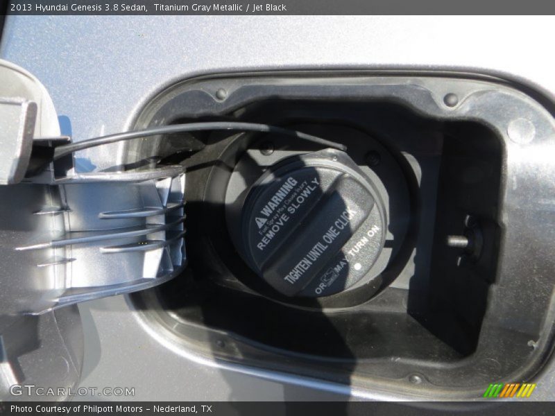 Titanium Gray Metallic / Jet Black 2013 Hyundai Genesis 3.8 Sedan