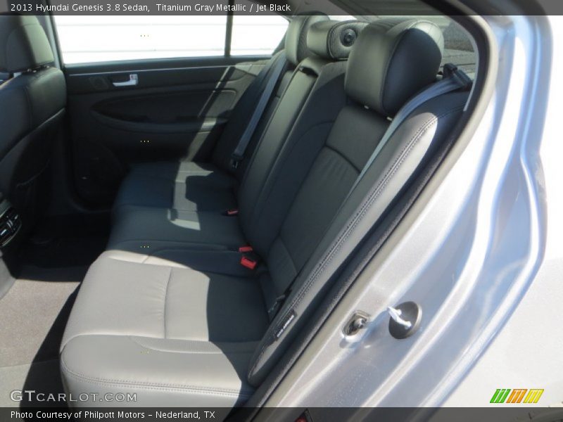 Titanium Gray Metallic / Jet Black 2013 Hyundai Genesis 3.8 Sedan