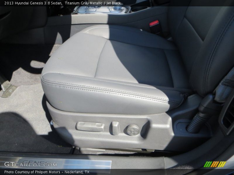Titanium Gray Metallic / Jet Black 2013 Hyundai Genesis 3.8 Sedan