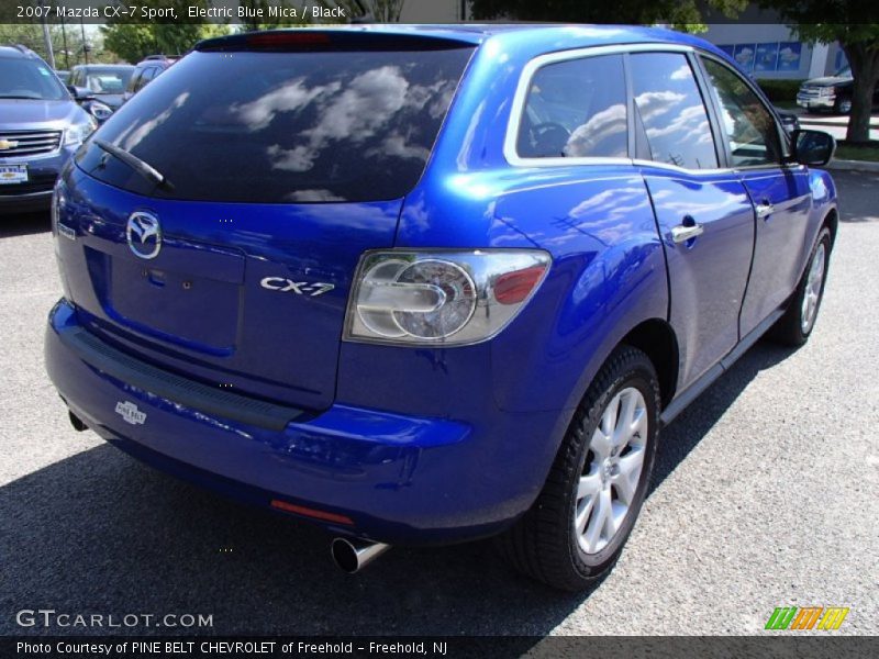 Electric Blue Mica / Black 2007 Mazda CX-7 Sport