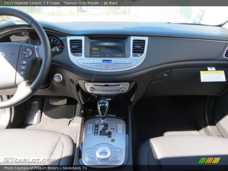 Titanium Gray Metallic / Jet Black 2013 Hyundai Genesis 3.8 Sedan