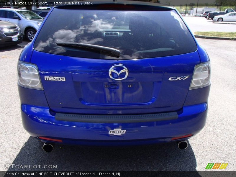 Electric Blue Mica / Black 2007 Mazda CX-7 Sport